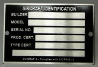 Aircraft Identification Tag