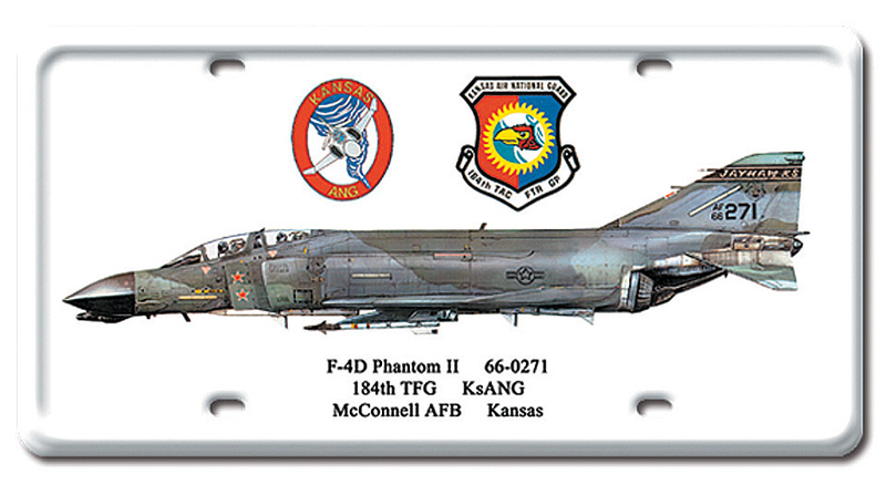 Vintage P-40 Warhawk License Plate 6 x 12 Inches