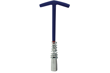 H HILABEE 13/16 Inch 21mm Flexible T-bar Socket Wrench T-handle Spark Plug Socket 