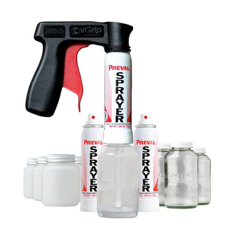 PREVAL Sprayer Val-Pack Kit Home DIY Workshop Paint Spraying Accessories Parts